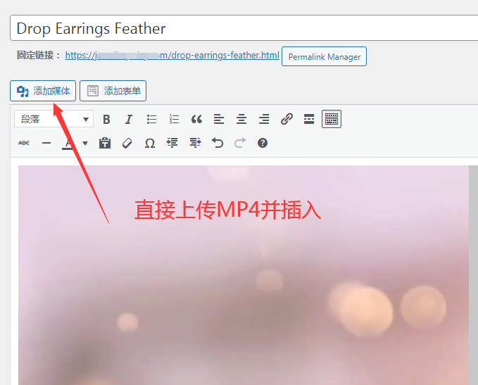 如何插入视频