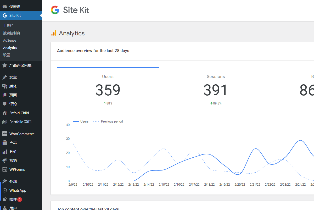 Wordpress连接Google Analytics, Search Console