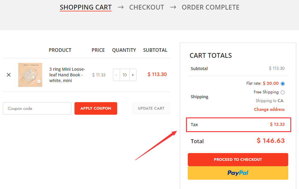 Woocommerce税率设置教程