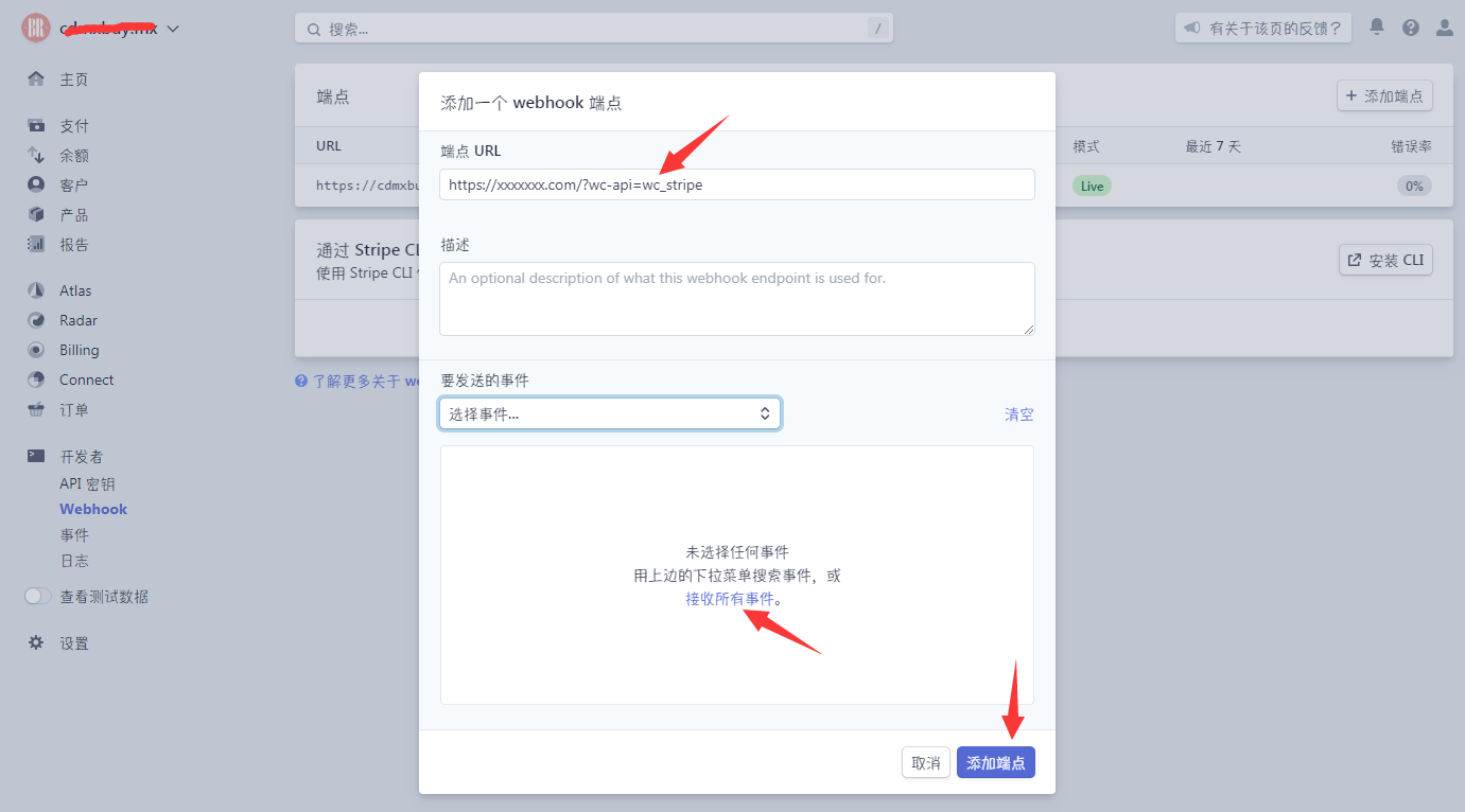 Stripe支付设置