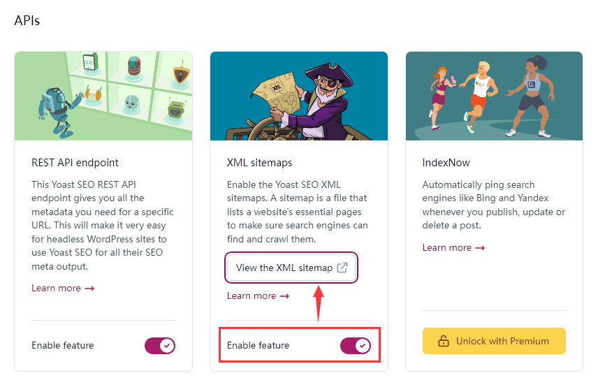 Yoast-查看Sitemap XML 站点地图