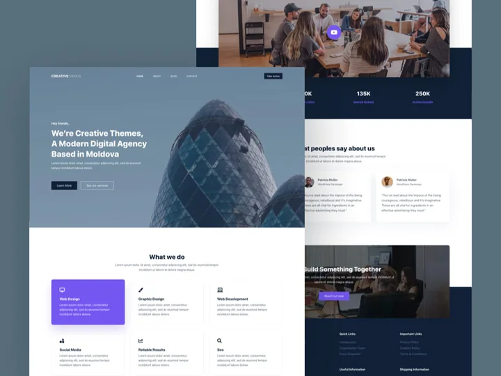 Business 网站模板预览