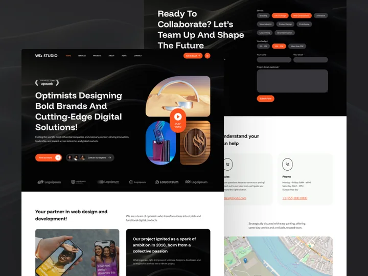 Web Studio 网站模板预览