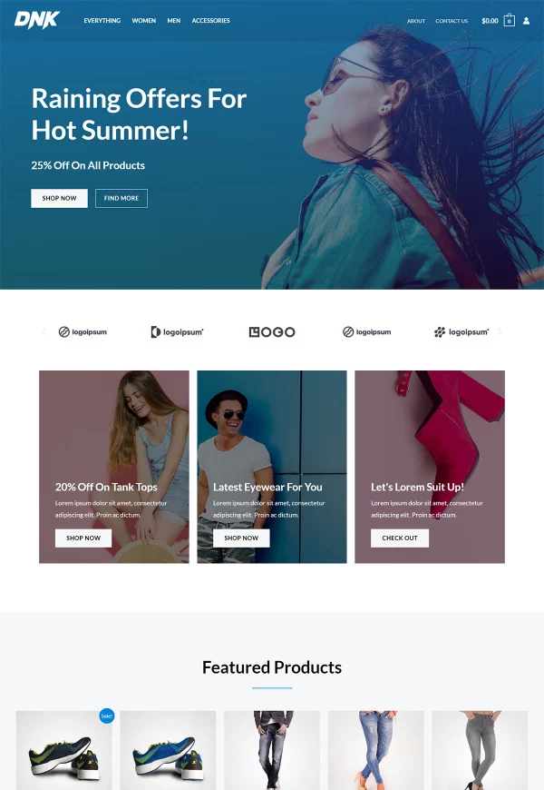 Brandstore 网站模板预览