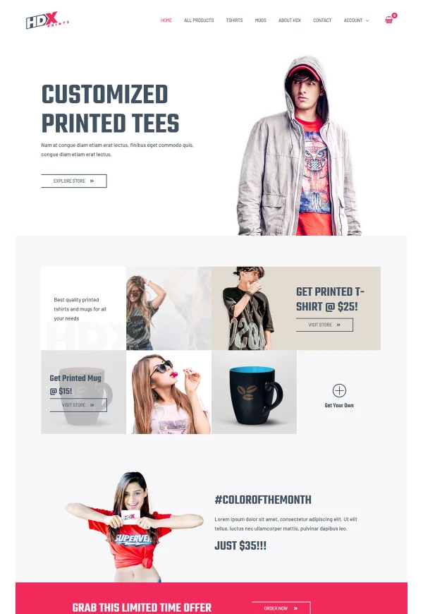 Custom Printing Pro 网站模板预览