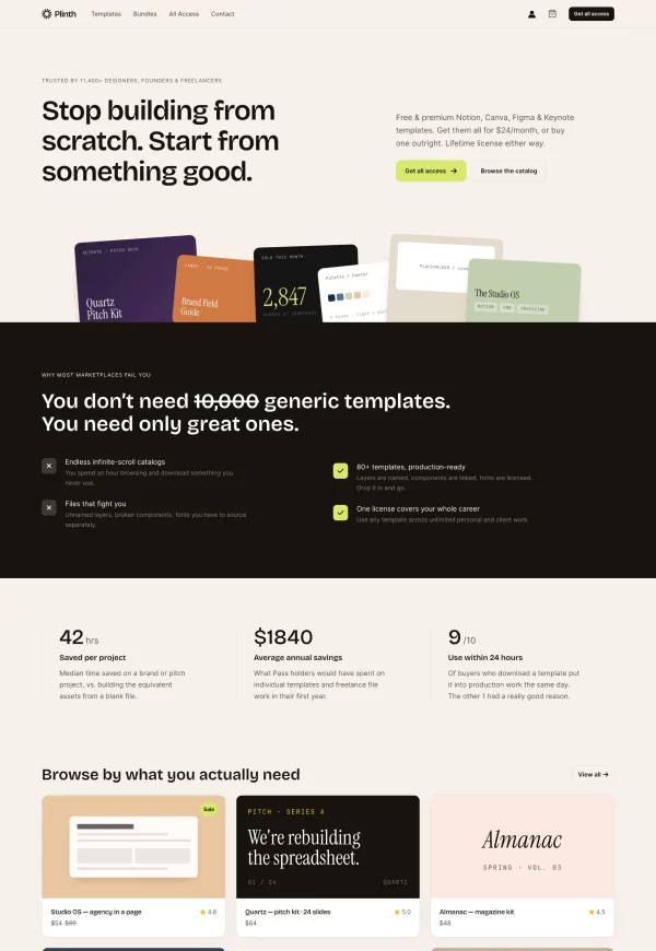 Digital Templates Store 网站模板预览