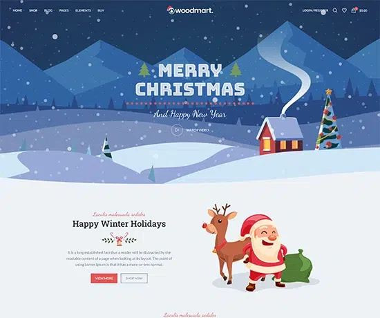 Christmas 网站模板预览