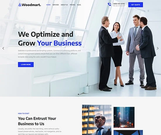 Corporate 2 网站模板预览