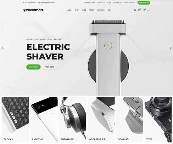 Electronics 2 网站模板预览