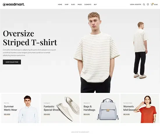 Fashion Flat 网站模板预览