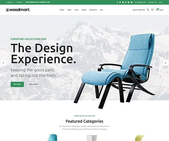 Furniture 网站模板预览