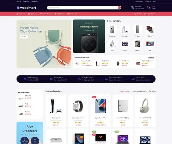 Marketplace 2 网站模板预览