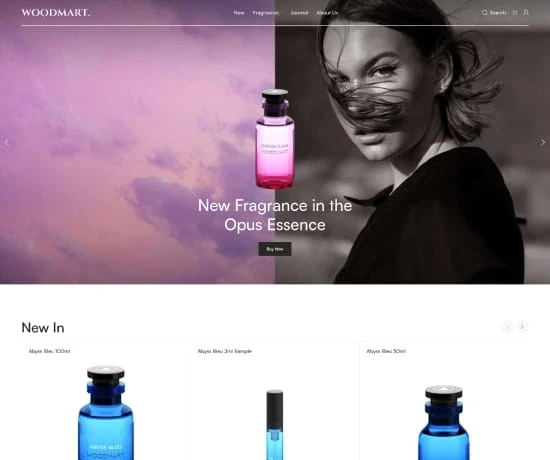 Perfumes 网站模板预览